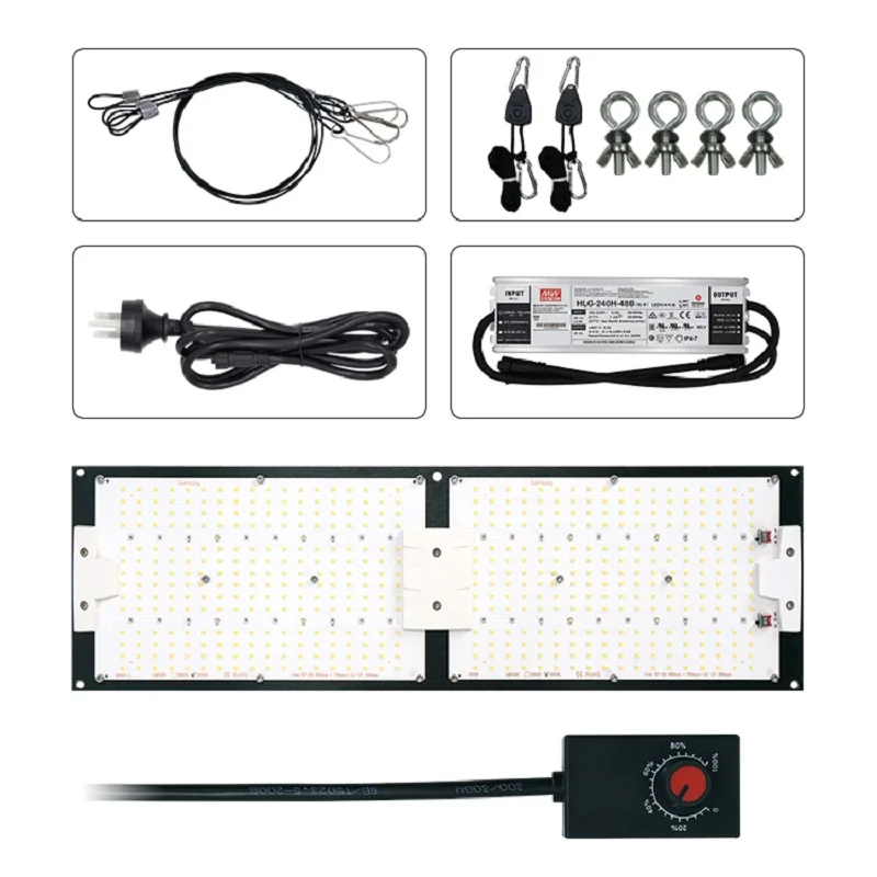 Предварительно собранный 240 Вт QB288 V4 lm301h 3000K 3500K CREE XPE2 660nm LG Ультрафиолетовый