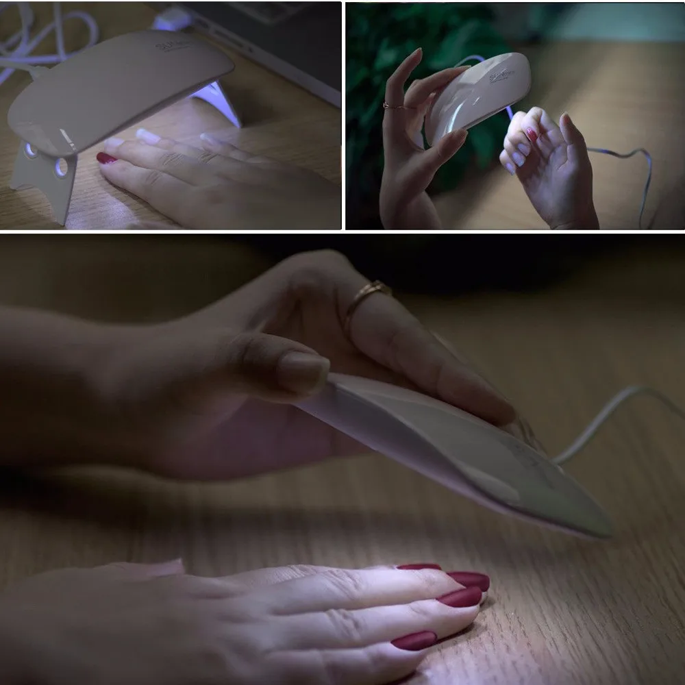 Лампа для сушки ногтей 6 светодиодов USB кабель 5 В|Сушилки ногтей| |