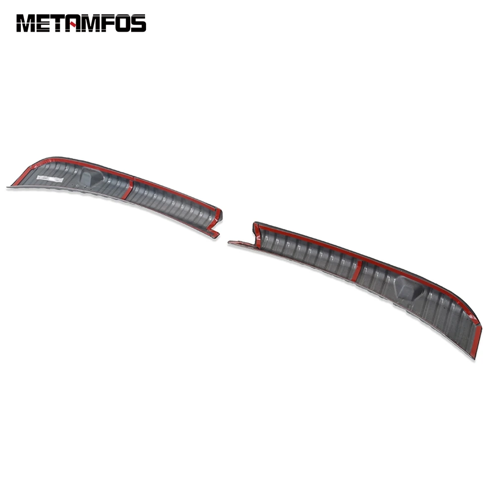 Для Tesla модель 3 2018 2021 внутренняя Задний багажник бампер ног отделка хвост порогов