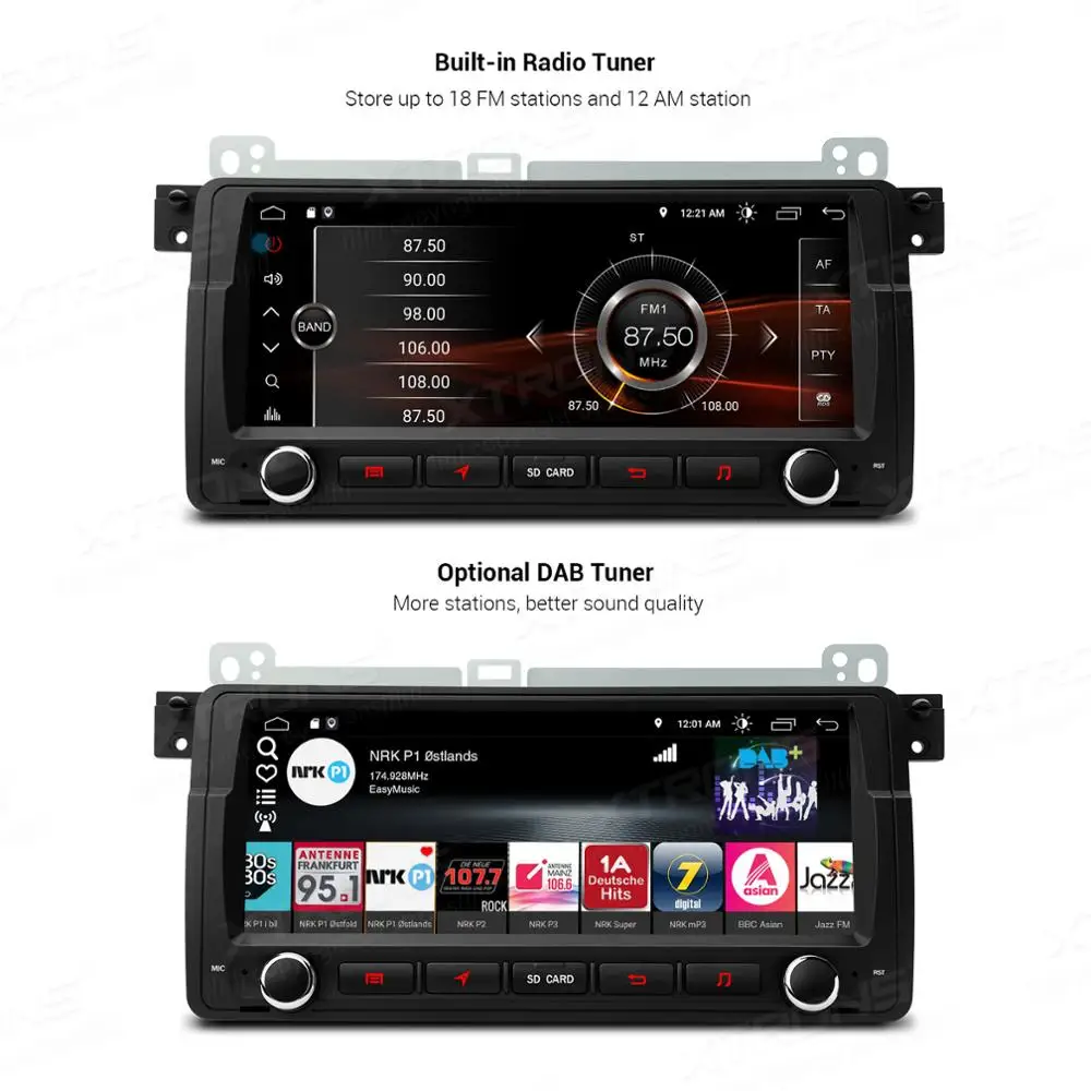 Автомобильный стерео видеорегистратор XTRONS 8 дюйма Android 10 0 GPS DSP RCA выход OBD радио DVR