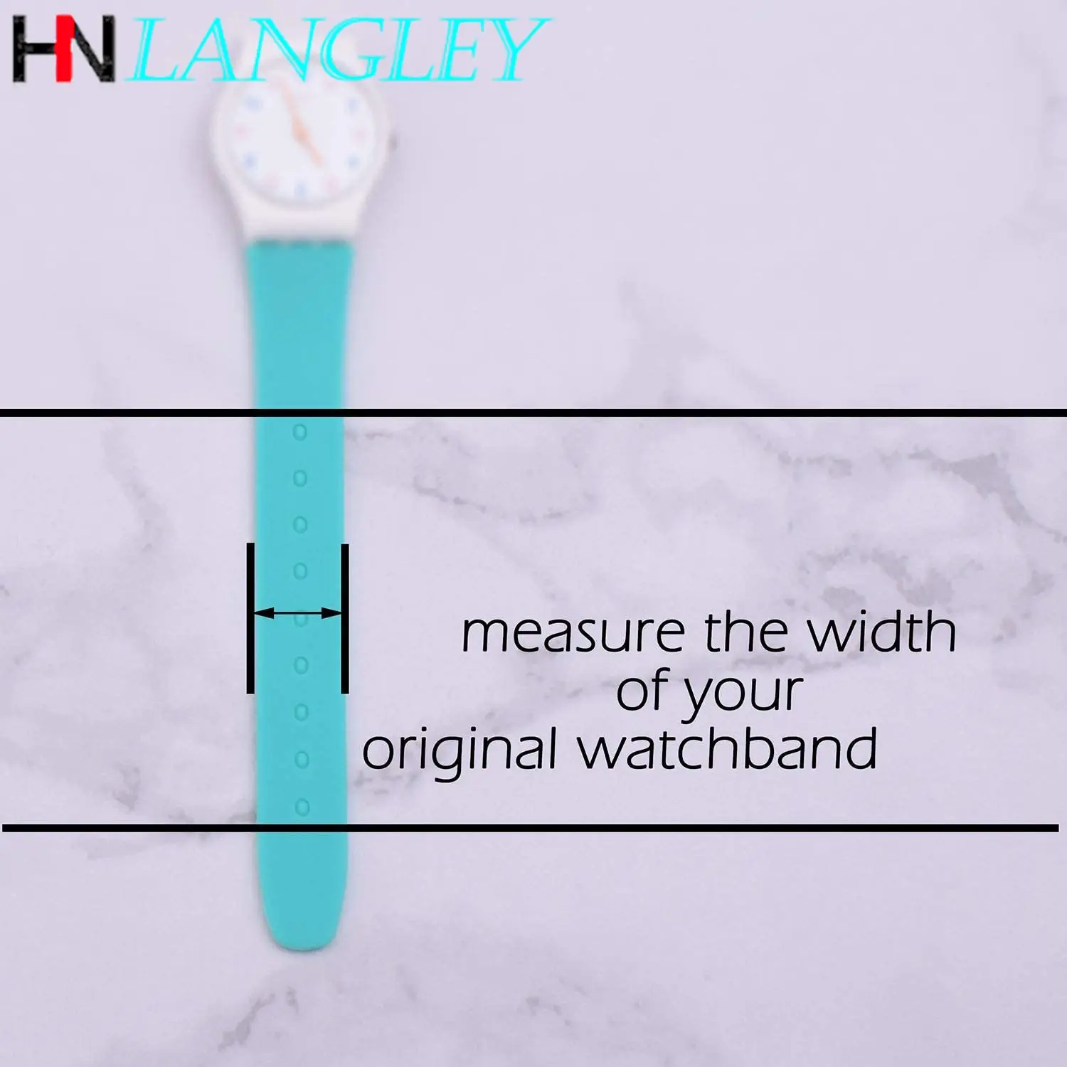 Ремешок сменный водонепроницаемый прозрачные силиконовые резиновые для часов