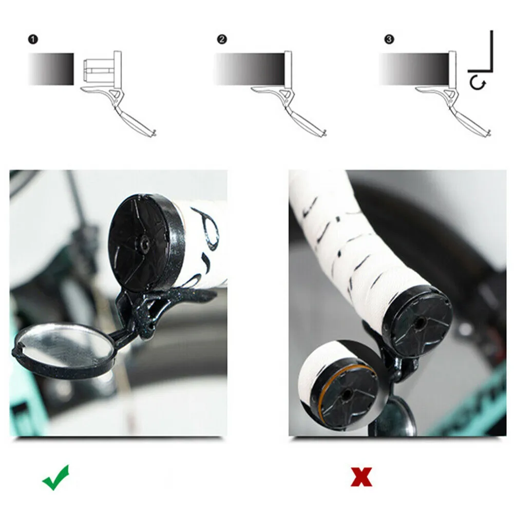 Зеркало заднего вида для одного велосипеда гибкое зеркало из нержавеющей стали