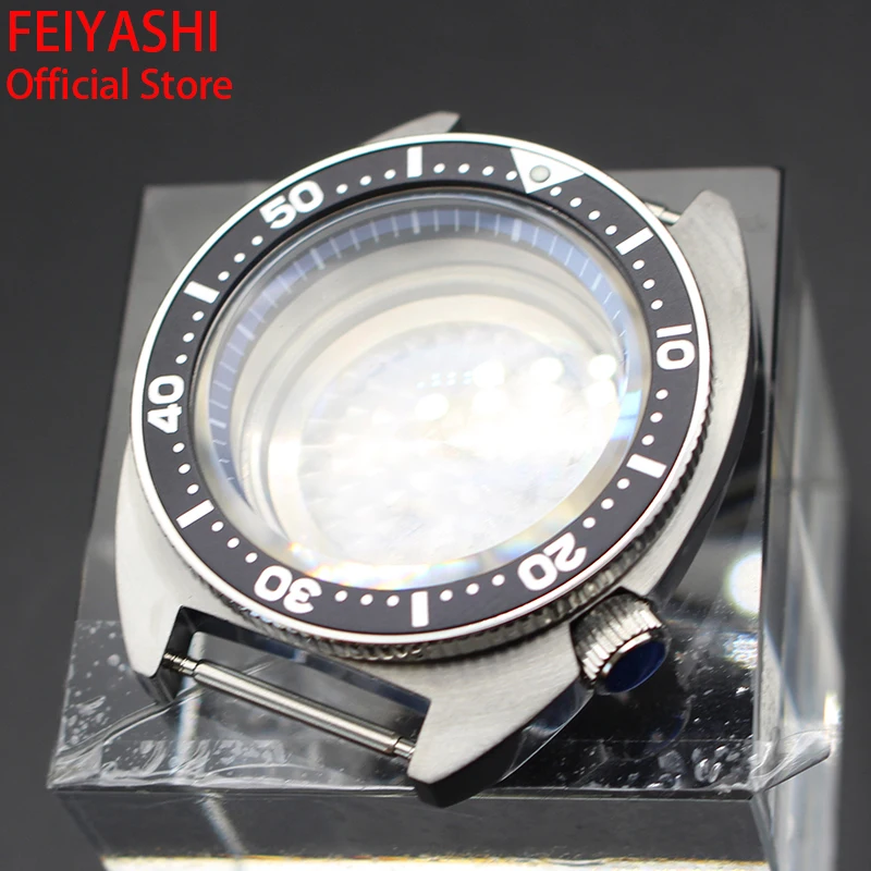 41mm skx007 skx013 Mod Case Men's Watch Part Sapphire Glass Stainless Steel For Seiko Tuna Turtle nh35 nh36 Movement 28.5mm Dial