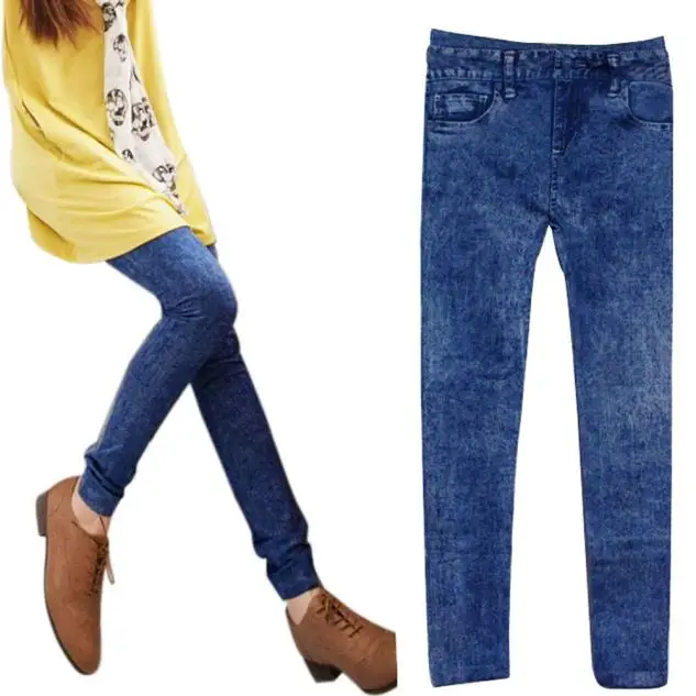 Blue Nice Stretchy Jeans Women Look Fashion Jeans For Women Sexy Slimming Skinny Leg Pants Hole Jeans mujer - Цвет: Blue