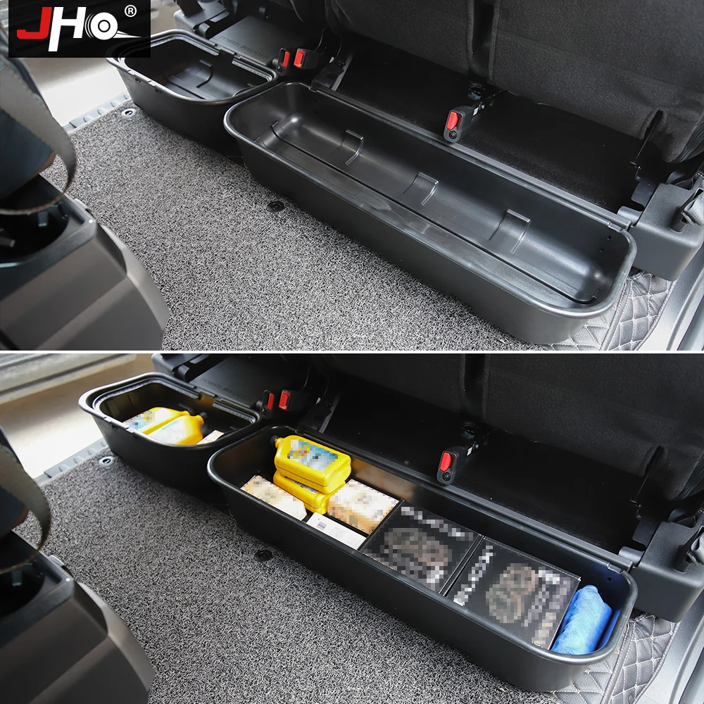 Goede Jho Achter Rij Onder Zetel Opbergdoos Voor Ford F150 Raptor 2015-2020 2019 2018 2017 2016 4-deur Crew Cab Auto Organizer Accessoires