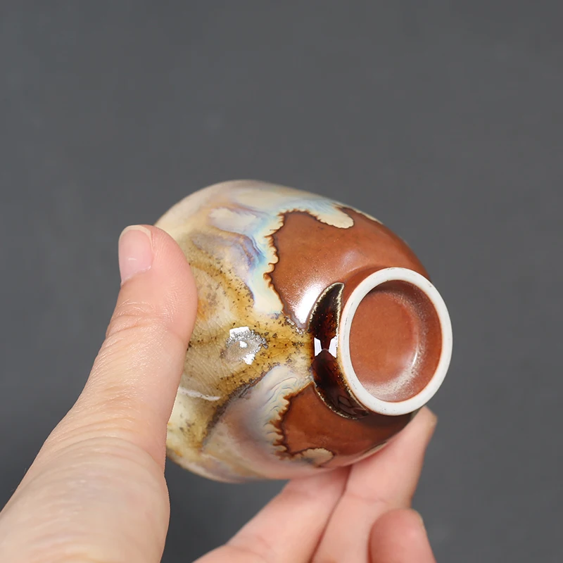 Винтажная керамическая чайная чашка для печенья 60 мл грубой керамики чайные