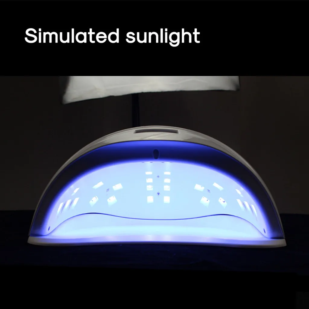 Лампа УФ/LED для сушки ногтей сушилка с ЖК-дисплеем гель-лака инструменты нейл-арта