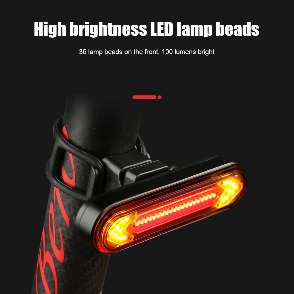 100 лм горный велосипед Велоспорт задний светильник Водонепроницаемый MTB дорожный