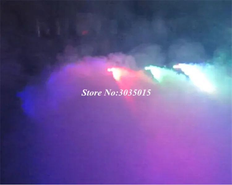 LED 500W remote control smoke machine red green blue mixed color fog machine stage special effects smoke generator stage sprayer images - 6