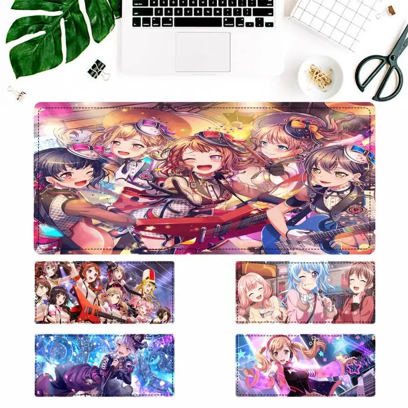 

Large XXL Japanese Anime Bang Dream Mouse Pad PC Laptop Gamer Mousepad Anime Antislip Mat Keyboard Desk Mat For Overwatch/CS GO