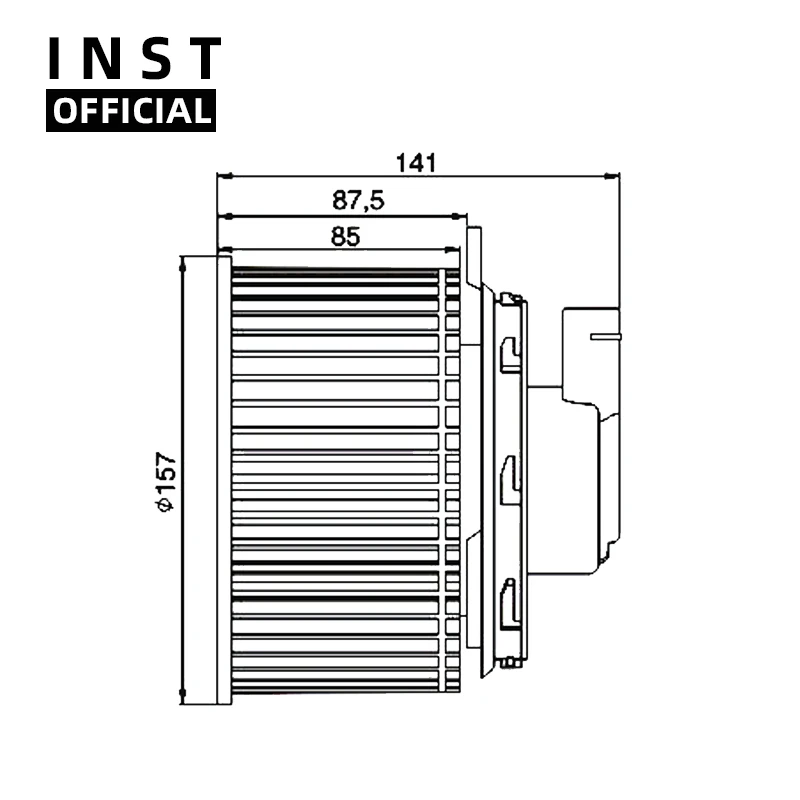 

Air Conditioning Fan AC A/C Blower Motor FOR M3 12V
