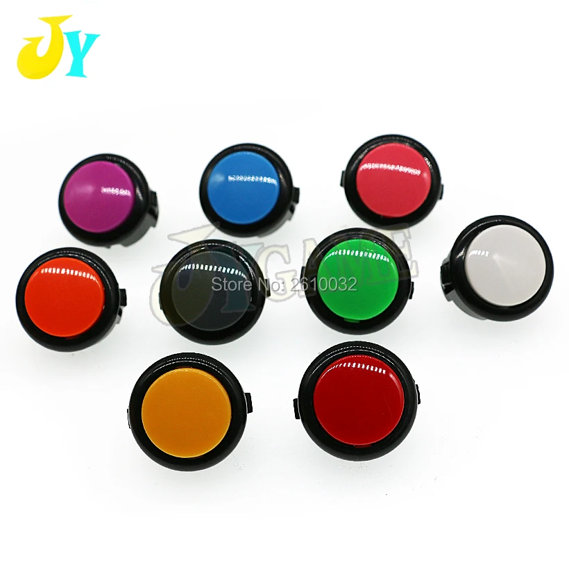 100 шт. 30 мм аркадная кнопка для копирования Sanwa акустической системы без нажатия