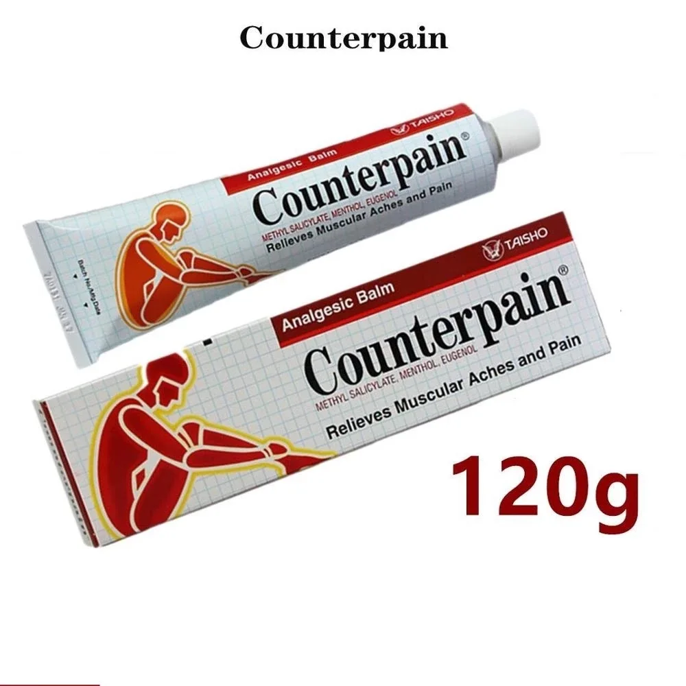 

2pcs/lot 120g Counterpain Analgesic Ointment Relieves Joint Arthritis Pain Muscle Ache Sports Injury Sprain Massage Thailand