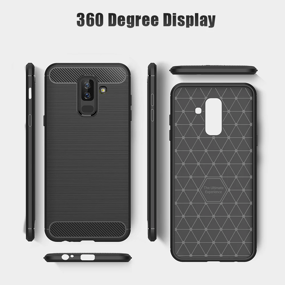

UFlaxe Soft Case for Samsung A6 Plus A7 2018 Shockproof Ultra-thin Galaxy A10e A20e A70e A2 Core Cover LS