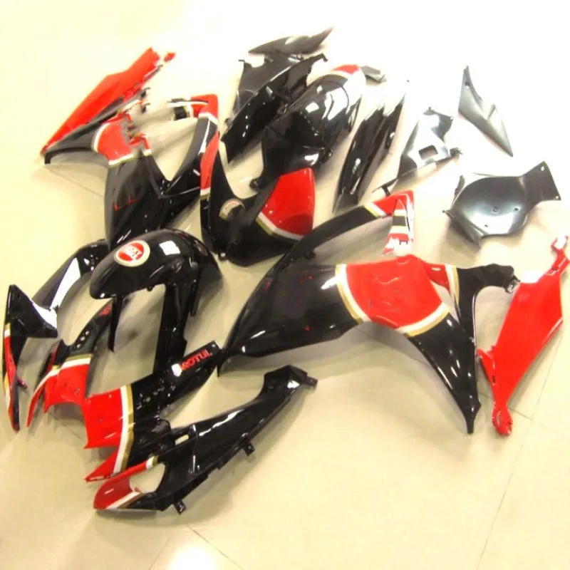 

Motorcycle Fairings Kit Fit For gsxr600/750 2006-2007 Bodywork Set High Quality Abs Injection New red silver black