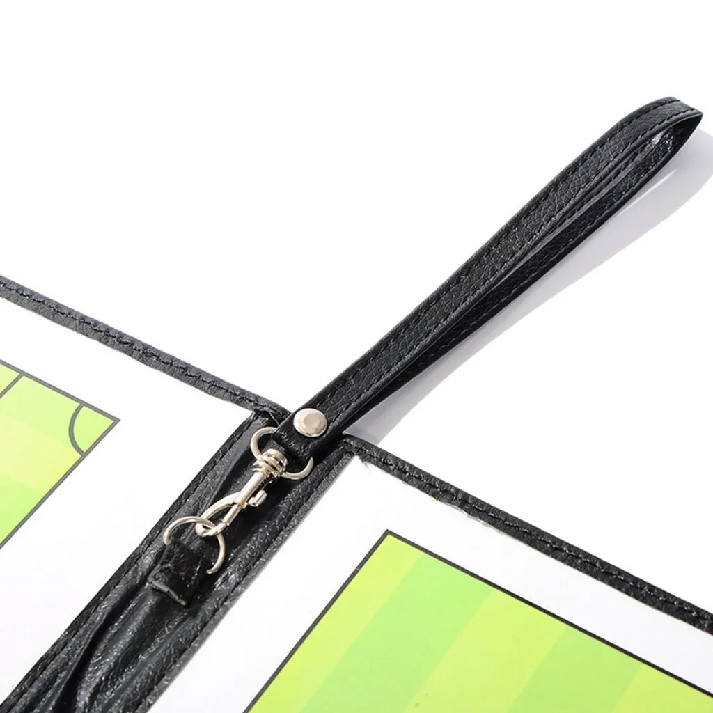 Soccer Table Trainning Assisitant Teams 2.5 Folding Leather Teaching Training Instructor Sand Board#g4 | Спорт и развлечения