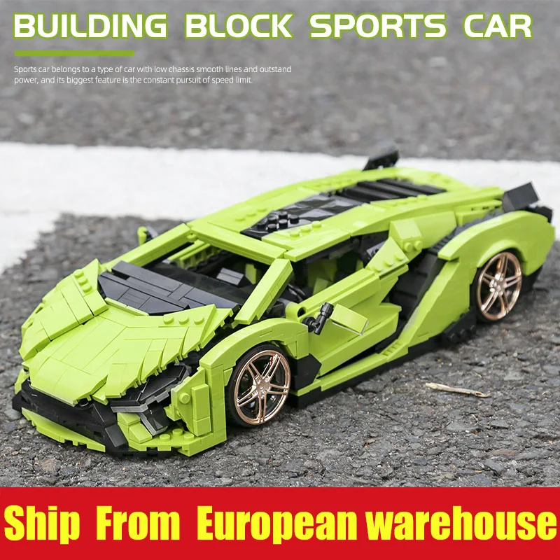 

Mould King 10011 Car Model Compatible Lamborghinings Sierne Car Building Blocks Bricks Kids Toys Boys' Christmas Gifts