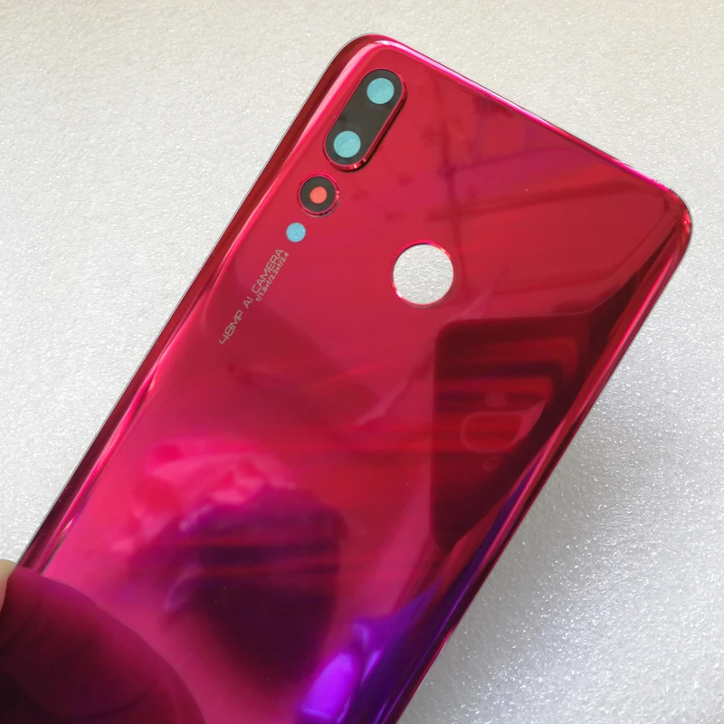 Оригинальная задняя крышка аккумулятора для Huawei Nova 4 + стекло камеры Замена