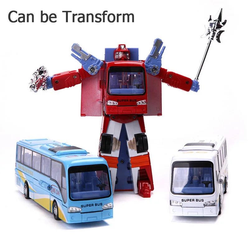 Новинка 1 шт. робот-трансформер Модель автомобиля игрушки из сплава полицейский