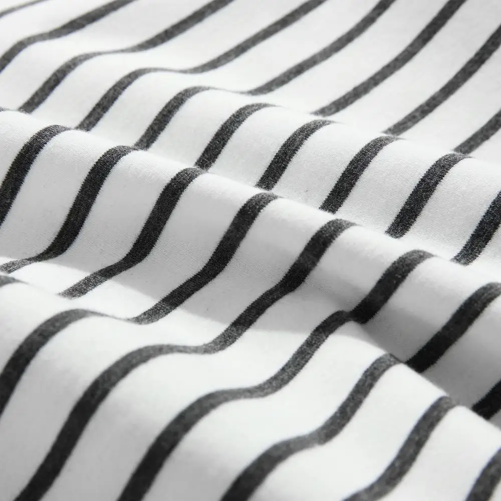 Стильная толстовка PatPat в полоску с капюшоном и длинным рукавом дизайнерские