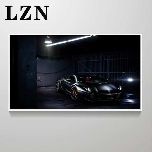 03 LZN картины на холсте художественные Плакаты Декор для стены рисунок автомобиля Lamborghini картина без рамы для Modren гостиной украшения дома - Цвет: 03