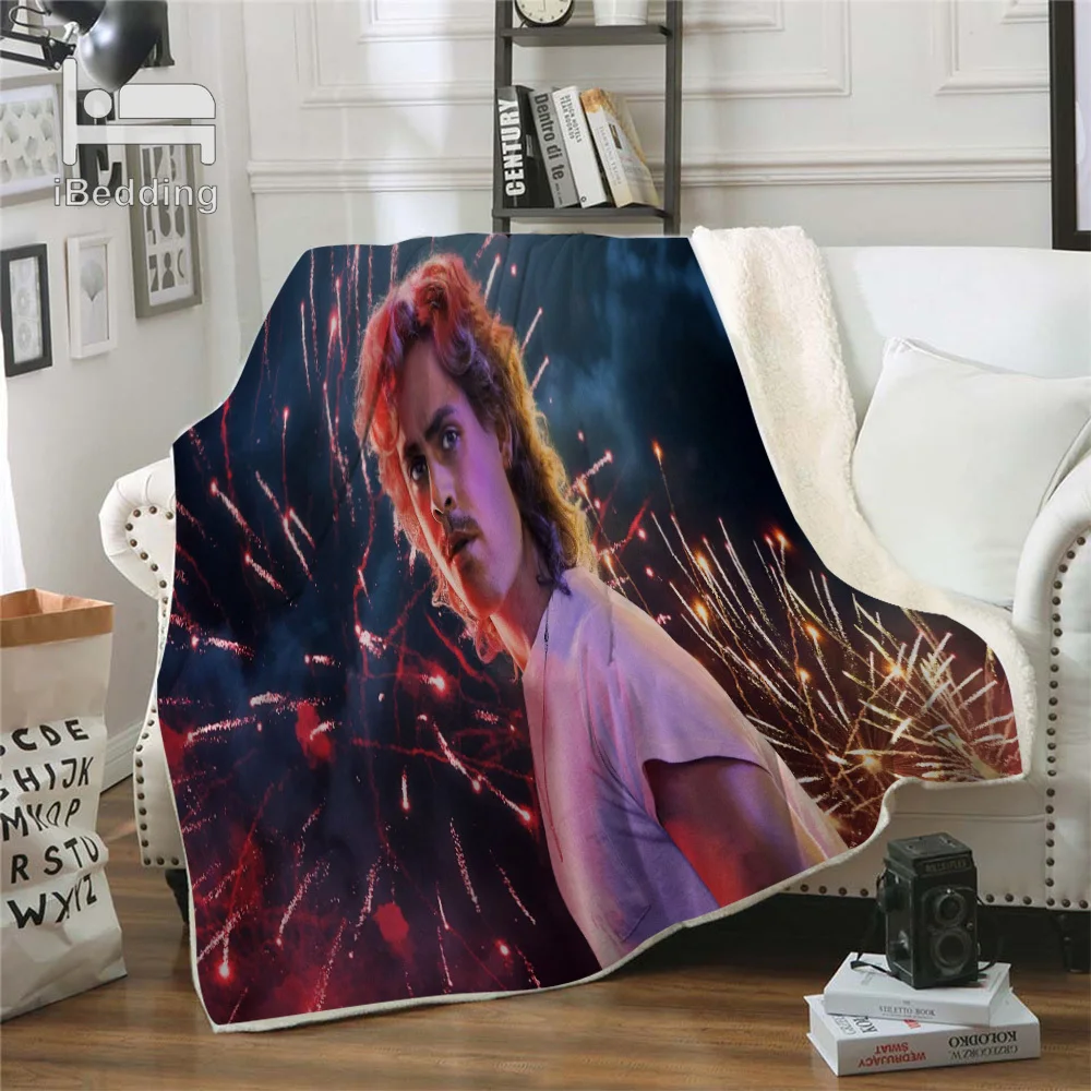 Одеяло премиум-класса из фильма ужасы покрывала с принтом очень странные дела на