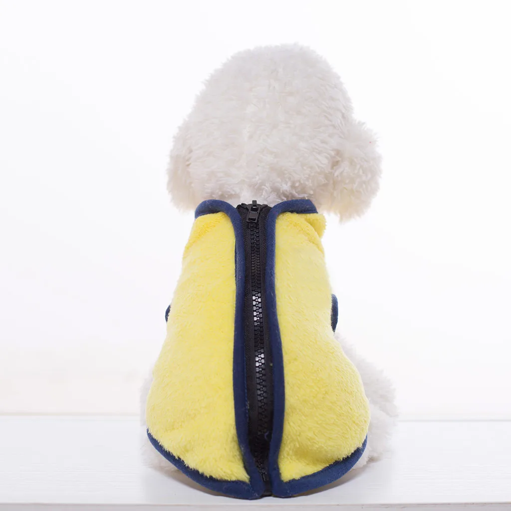 Новая одежда для собак весна и осень теплая удобная кошек на молнии двусторонний