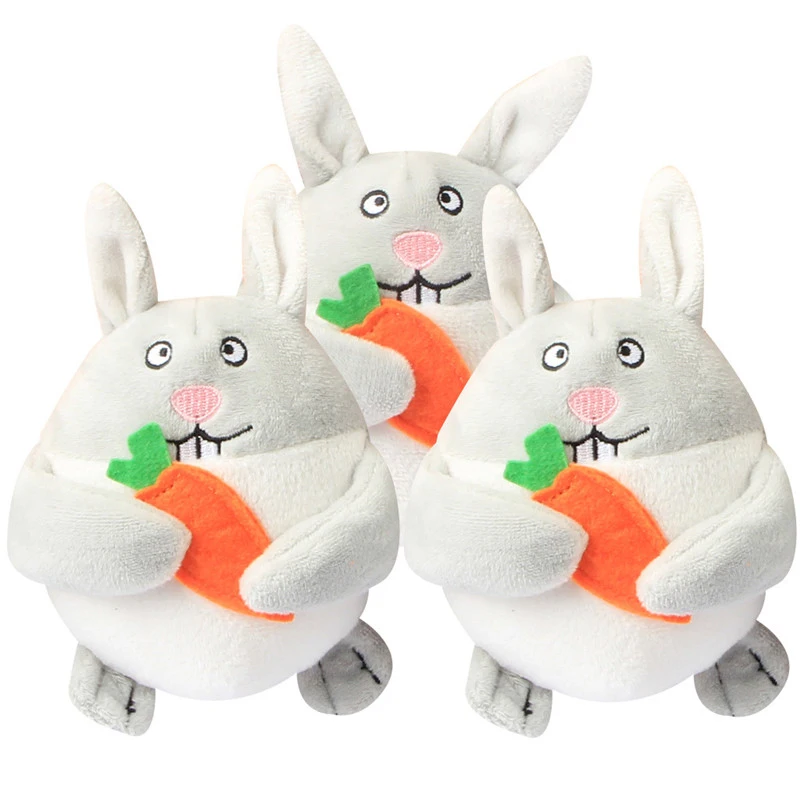 

Aapet 1pc Cat Teaser Toy Kitten Cute Carrot Shape With 3 Rats Cat Interactive Scratch Toy Plush Dog Molar Chew Toy Cat Supplies