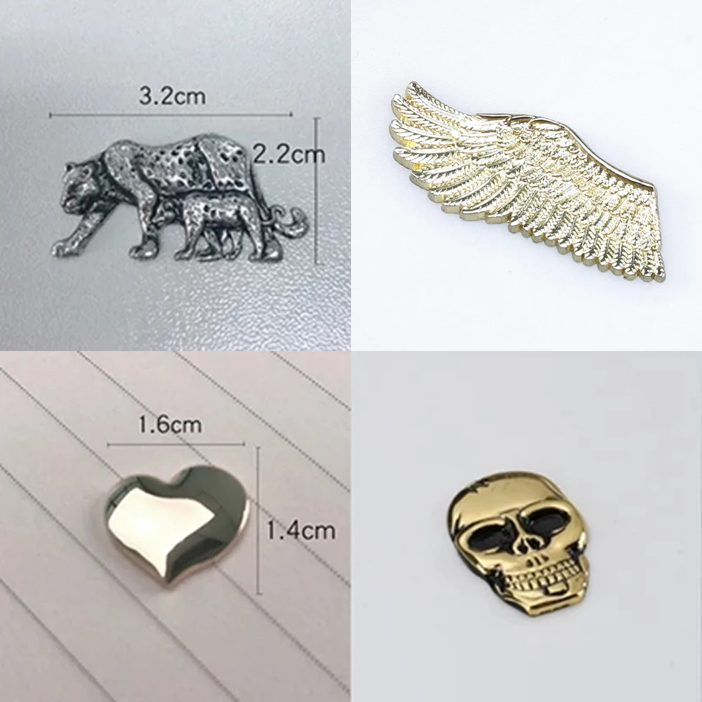 

Creative 3D Skull DIY Metal Badge Suitable For ZP Zorro Kerosene Oil Lighters Grind Wheel Lighter Decoration Accessory Wholesale