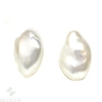 fashion 11 12mm white baroque pearl earrings 18k ear stud mesmerizing aurora aaa natural party classic jewelry irregular dangle