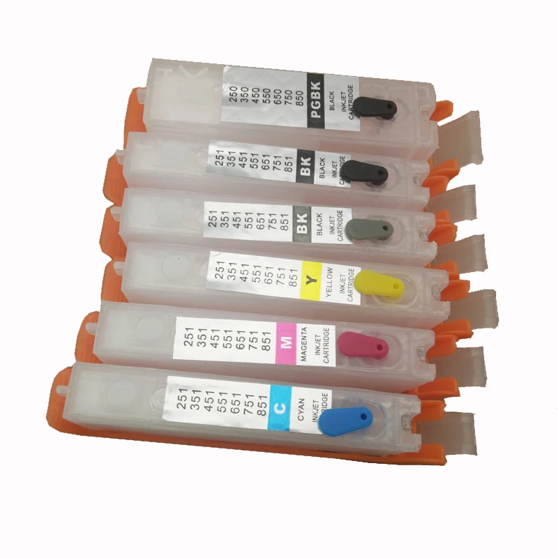 

vilaxh PGI-280 CLI-281 PGI280 Refillable Ink Cartridge For Canon PGI 280 CLI 281 CLI281 PIXMA TS6120 TS8120 TS9120 TR7520 TR8520