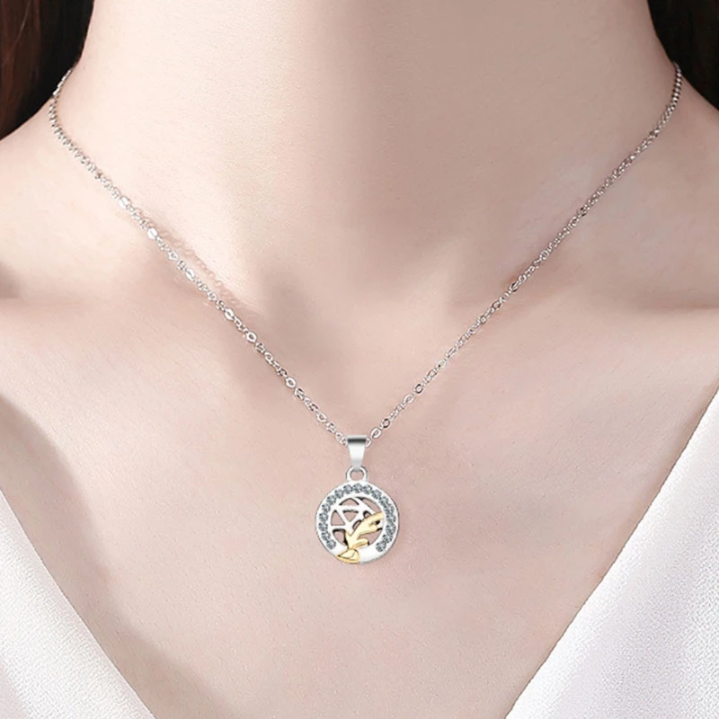 Креативное ожерелье в виде Солнца и Луны для пар сестер братьев студентов