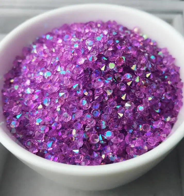 light purple ab Ss12 3 мм прозрачные стразы, 14400 шт./лот, домашнее украшение красочный Свободные Стразы точечные камни стразы для дизайна ногтей разные цвета - Цвет: light purple ab