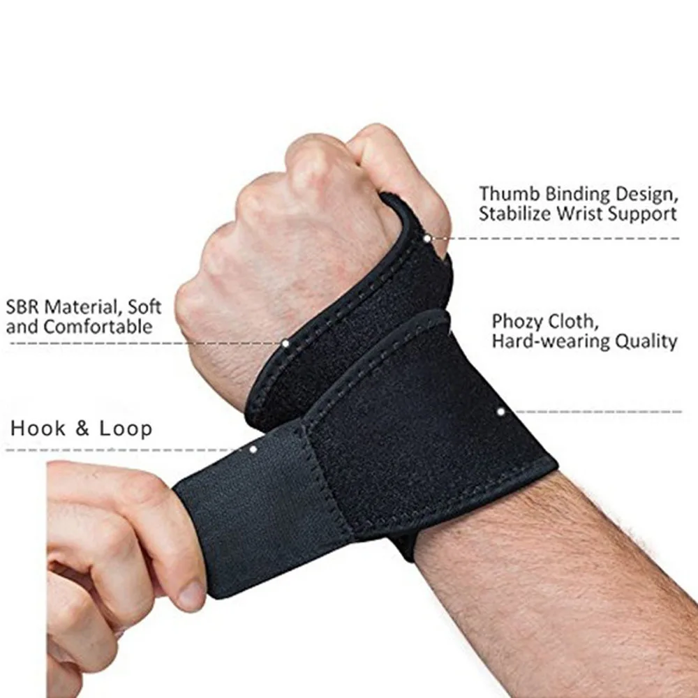 

Carpal Tunnel Wrist Brace Basketball Sport Adjustable Wrist Compression Wrap Pain Relief For Arthritis Tendonitis Bracers
