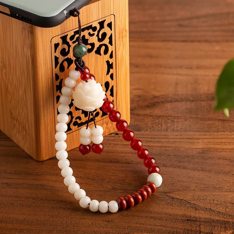 

lanyards wholesale Creative Handmade Woven Phone Rope Anti-Lost Rope Short Mobile Phone Shell Pendant Men Style Hand gua shi