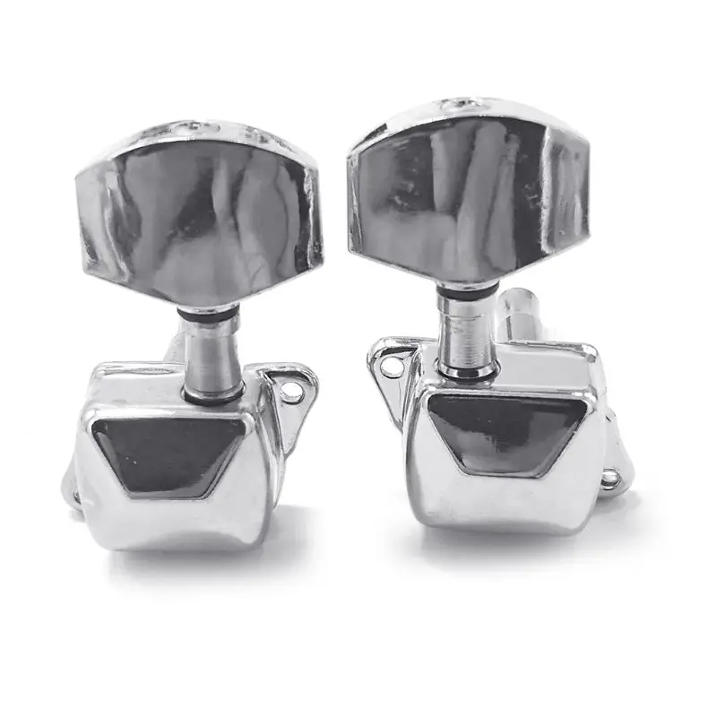 6 шт. Колки для настройки струн гитары металлические полузакрытые струнные