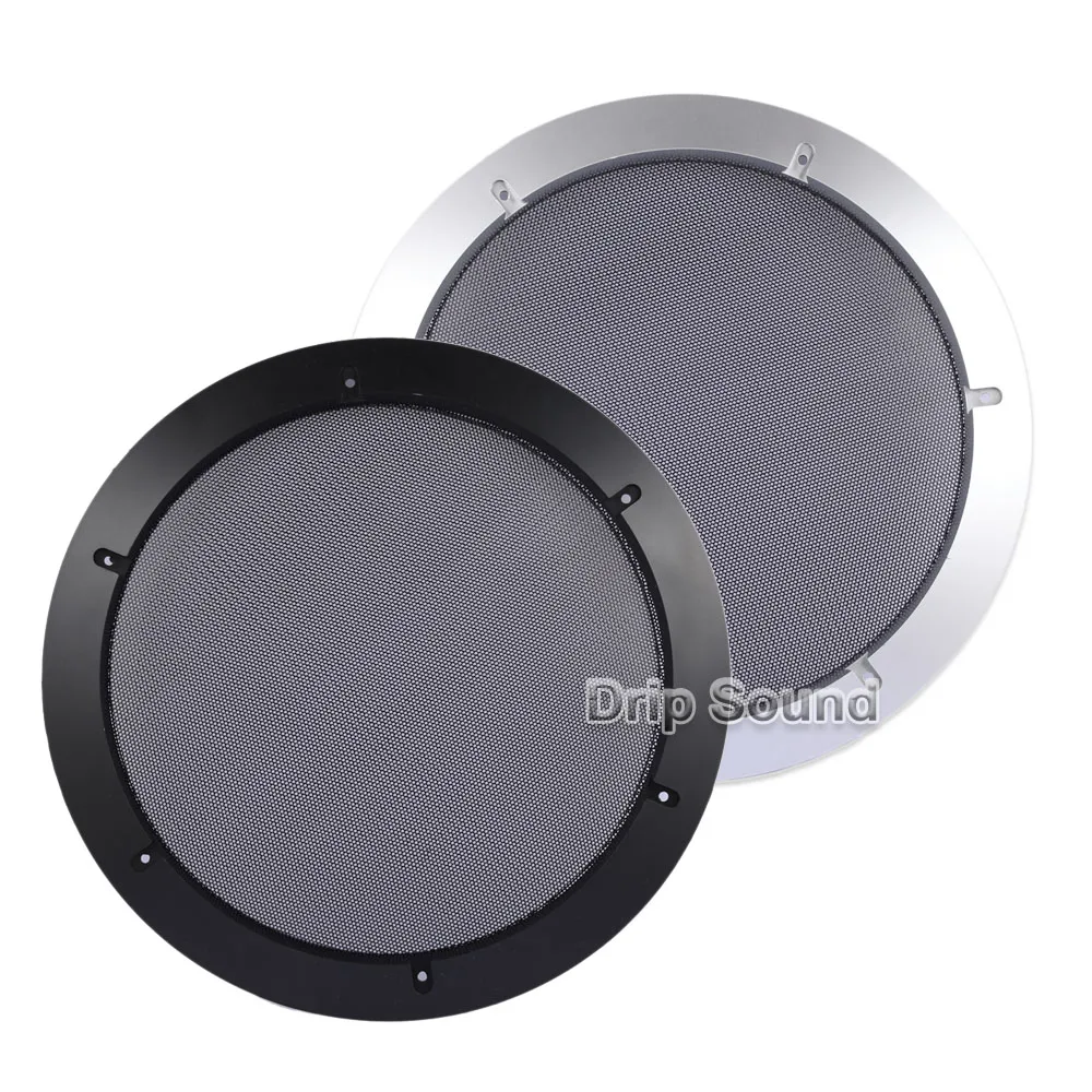 

For 12" inch Car Audio Speaker Conversion Net Cover Decorative Circle Metal Mesh Grille Black/Gray