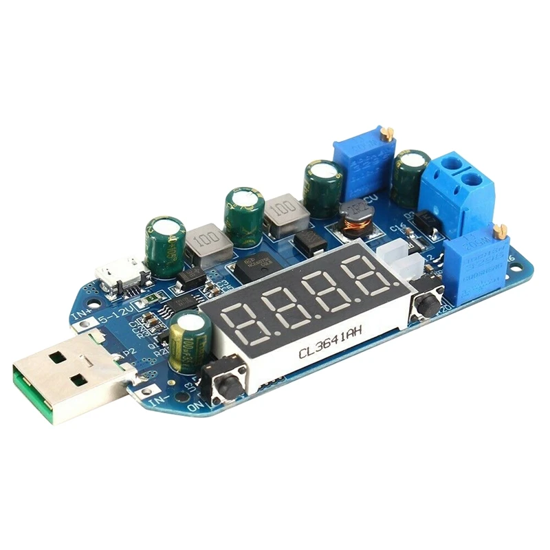 15 Вт Регулируемый Dc Cc Cv Usb от 5 В до 3 9 в 12 24 30 понижающий модуль питания