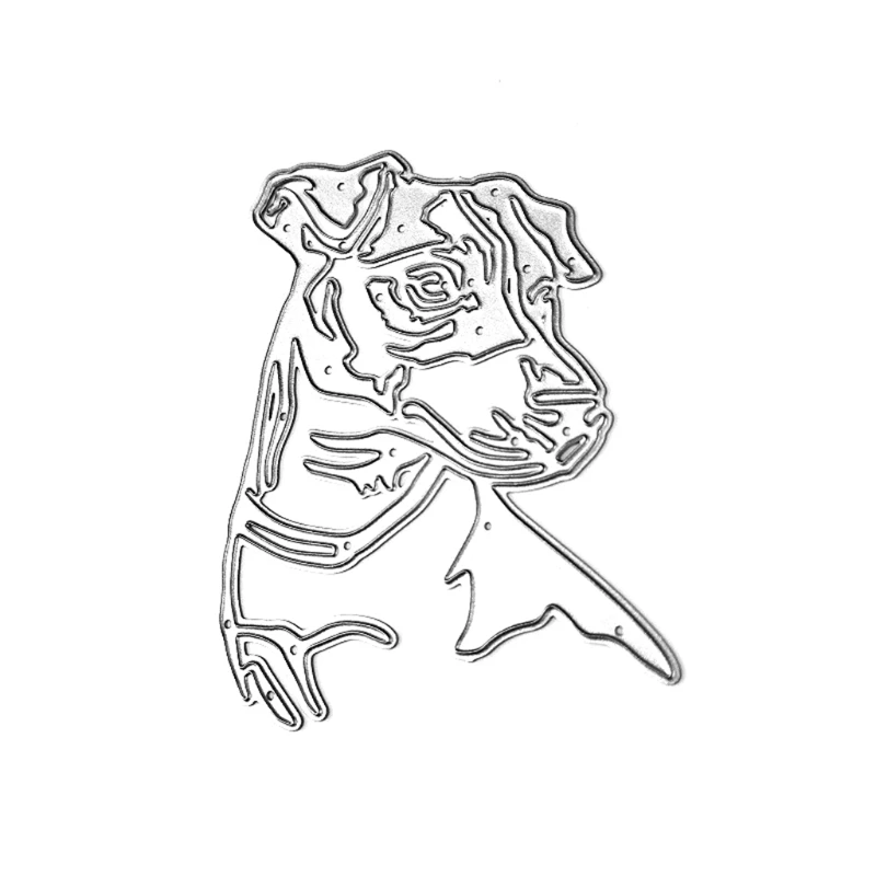 

Dog Horse Metal Cutting Dies Stencil Scrapbooking DIY Album Stamp Paper Card Embossing Decoration 97QD