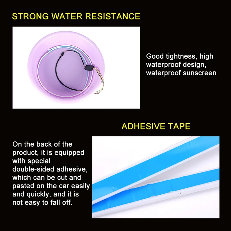 Поток 12V автомобиль стробоскопов светодиодный светильник лампы день беговые