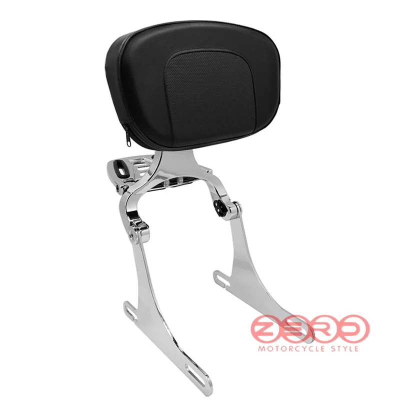Глянцевый черный фиксированный кронштейн и спинка водителя для Harley Touring Electra Street