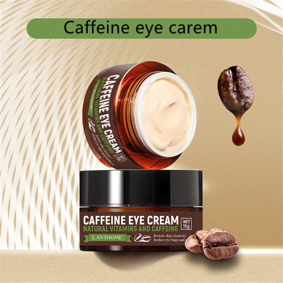 

Caffeine Eye Cream For Anti Aging Dark Circles Bags Puffiness Great Under Eye Skin Face Tightening Eye Lift Treatment For Unisex