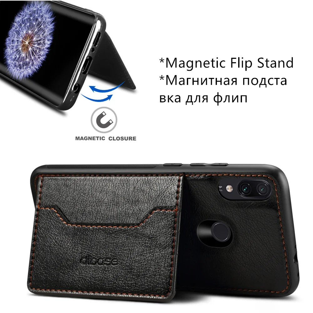 Для Xiao mi Red mi Note 7 8 K20 Pro Go кожаный+ силиконовый чехол с магнитной подставкой для Xiaomi mi A3 9 Lite 9T Pro PocoPhone F1