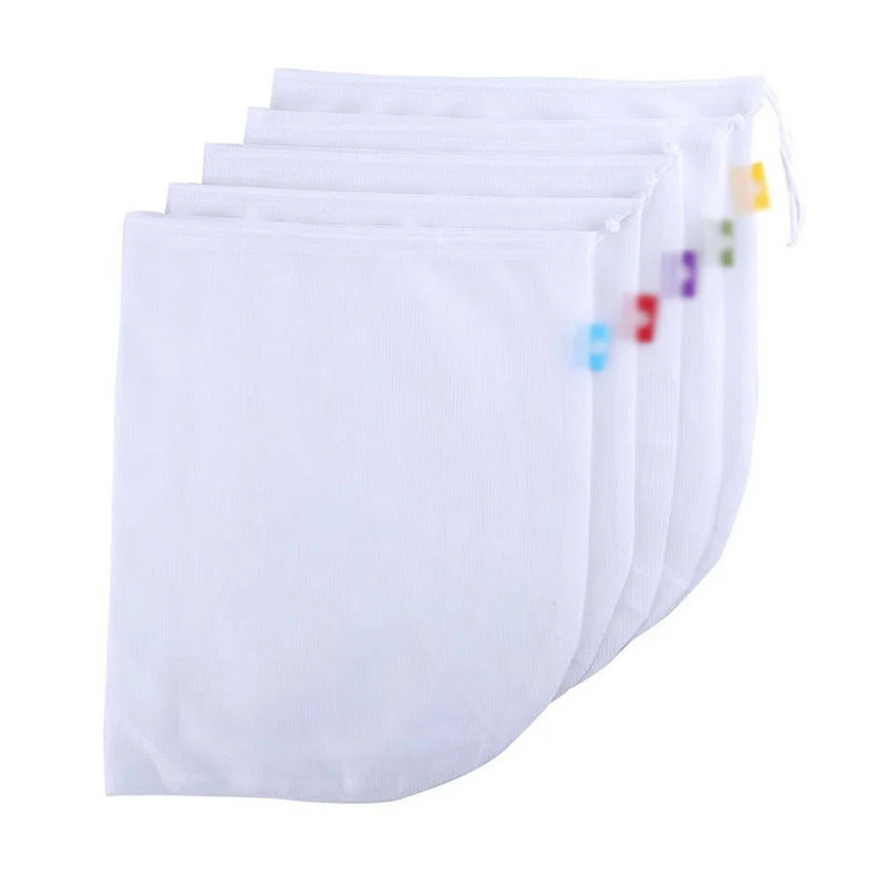 5 упаковок многоразовые сетчатые мешки для овощей и фруктов | Дом сад