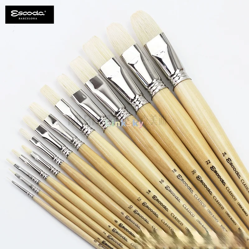 Эскода Ретро серии 4628 длинная кисть с ручкой для художника Чунцин щетина волосы