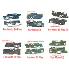 Micro USB зарядное устройство док-станция разъем зарядный порт микрофон гибкий кабель для Motorola Moto E3 E4T E4 E5 E7 E6 Plus E5 Play Go