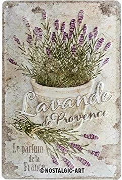 

Metal Tin Sign Vintage Art Decoration Lavande De Provence For Cofe Home Kitchen Farm Office Bar Restaurant Dorm Club Or