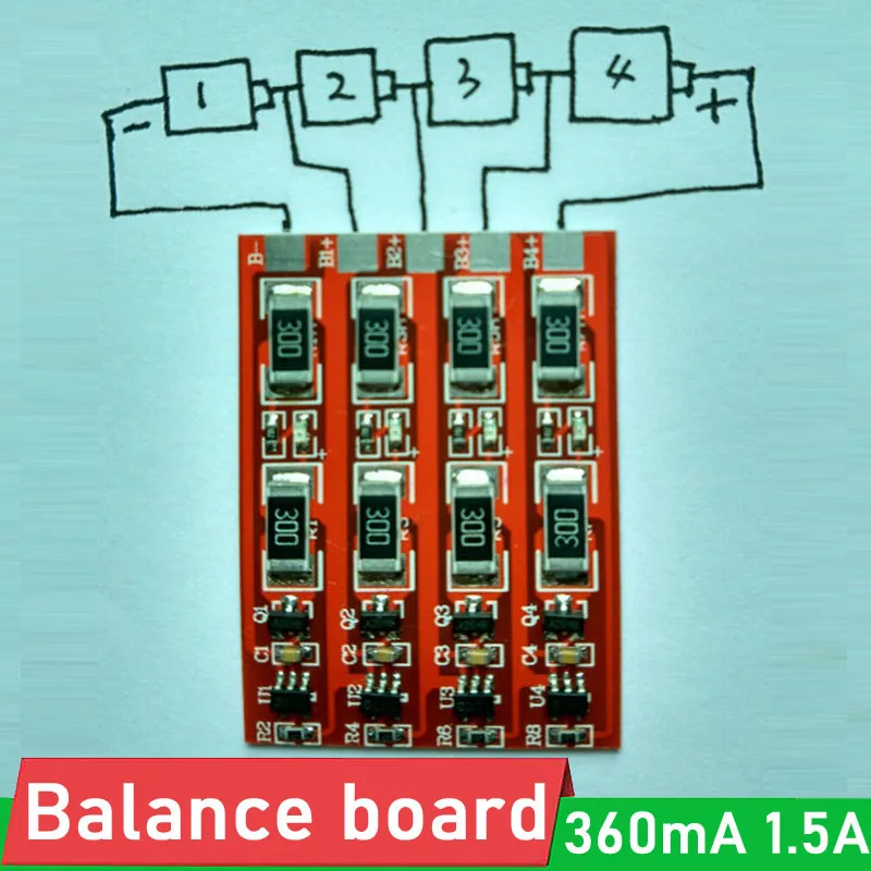 Фосфат железа 1S 2S 3S 4S 3 2 V LiFePo4 защитная балансировочная плата для зарядки 6S 7S 8S 6 mA A
