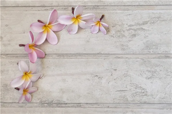 

SHENGYONGBAO Vinyl Custom Photography Backdrops Props Flower and Wood Planks theme Photo Studio Background 20212-29