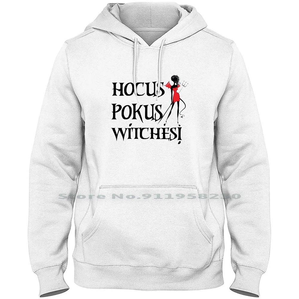 

Hokus Pokus Witches Men Women Hoodie Pullover Sweater 6XL Big Size Cotton Halloween Party Che Us Ok Ny Funny